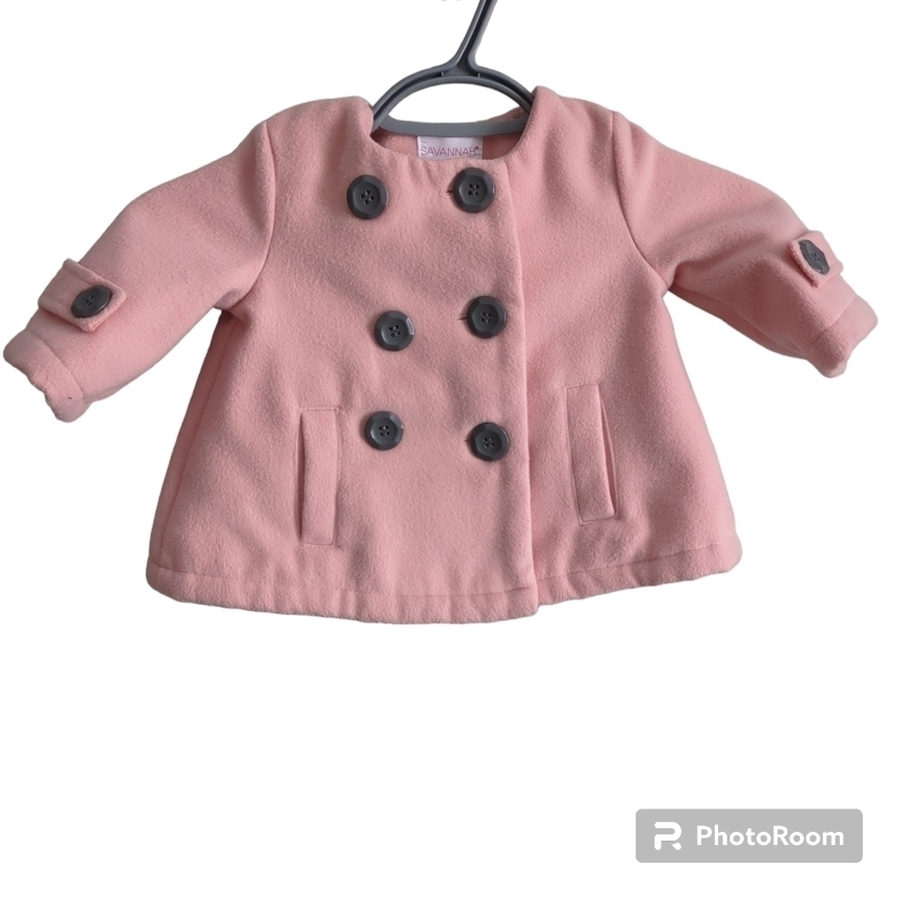 3 for 15$ Savannah Fleece Pea coat Size 12 Months